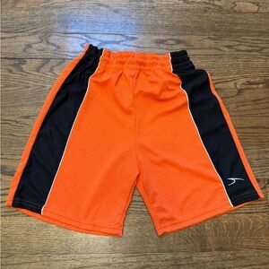 Score Youth Basketball Shorts Orange Black Size YL